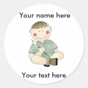CUSTOM BOY CAMPING Sticker
