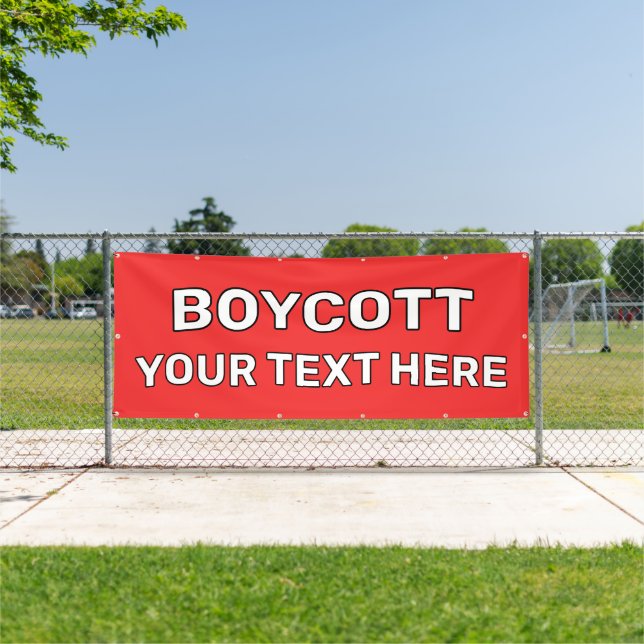 Custom Boycott Banner (Insitu)
