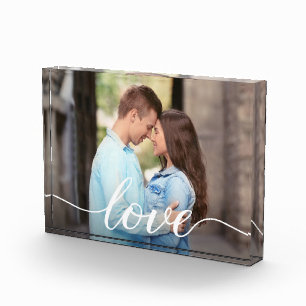 Custom boyfriend and girlfriend photo Love script