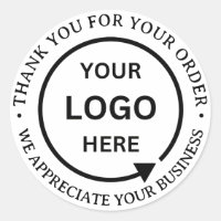 Custom Branded Business Company Logo Thank You