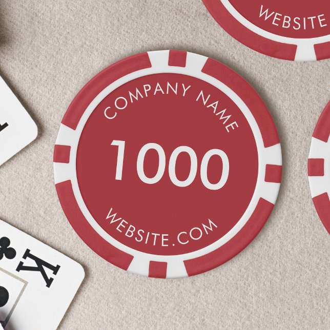 Custom Branded Business Logo Promotional Poker Chips (Creator Uploaded)