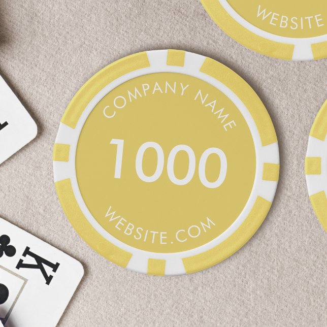 Custom Branded Business Logo Promotional Poker Chips (Creator Uploaded)