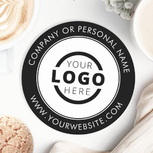 Custom Branded Business Logo Promotional Round Paper Coaster