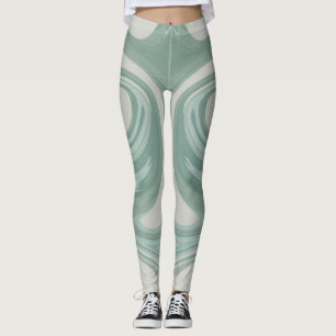 Custom Branded Colourful Abstract Purple Cute Leggings