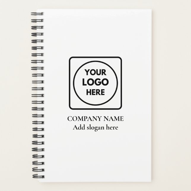 Custom Branded Company Logo Business Planner (Front)