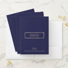 Custom Branded Folders with Business Card Slot