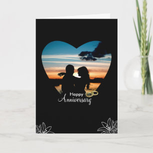 Custom Branded Happy Anniversary Folded Greeting  Card
