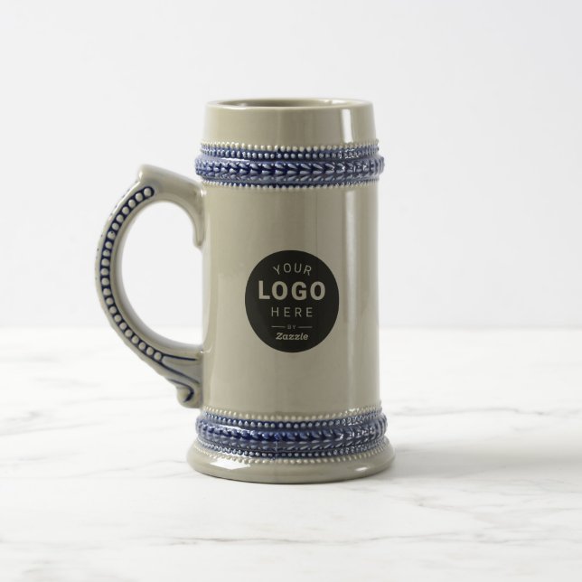 Custom Branded Logo Business Beer Stein (Left)