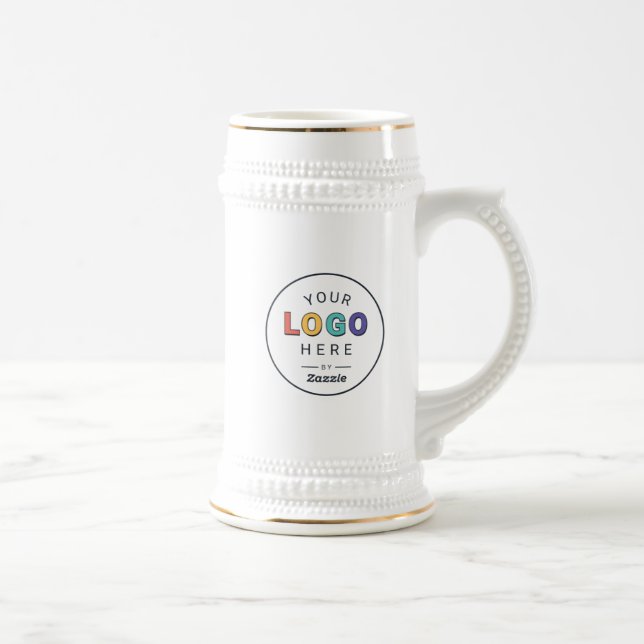 Custom Branded Logo Business Beer Stein (Right)
