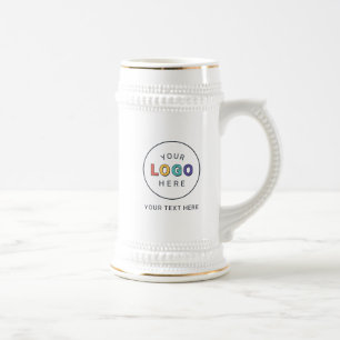 Custom Branded Logo Business  Beer Stein