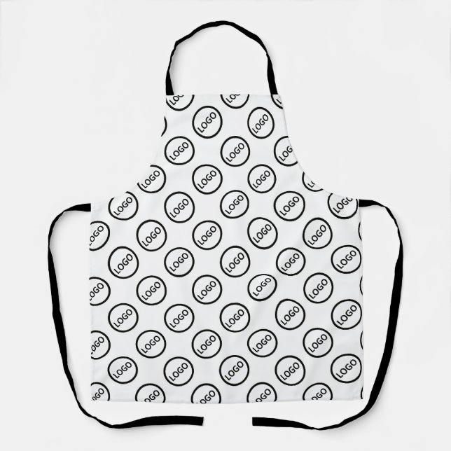 Custom Branded Logo Business Company Packaging Apron (Front)