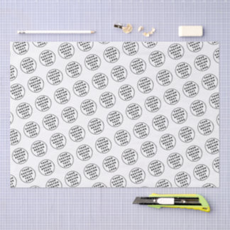 Custom Branded Logo Business Company Packaging  Tissue Paper