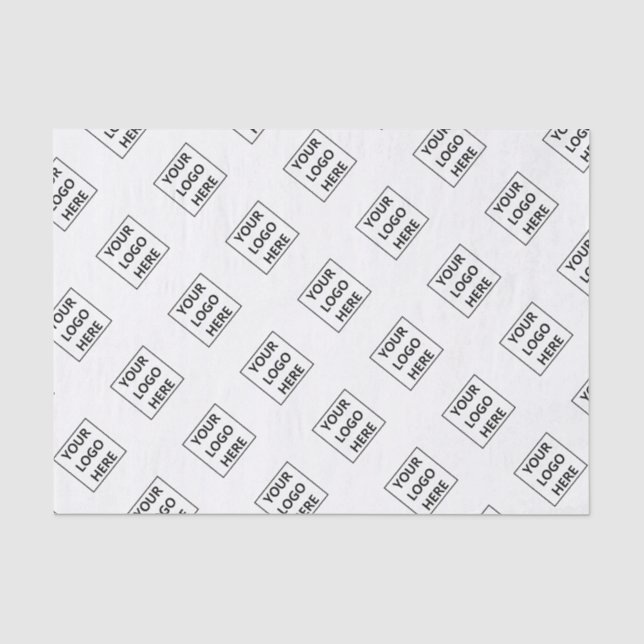 Custom Branded Logo Business Company Packaging Tissue Paper (Front)