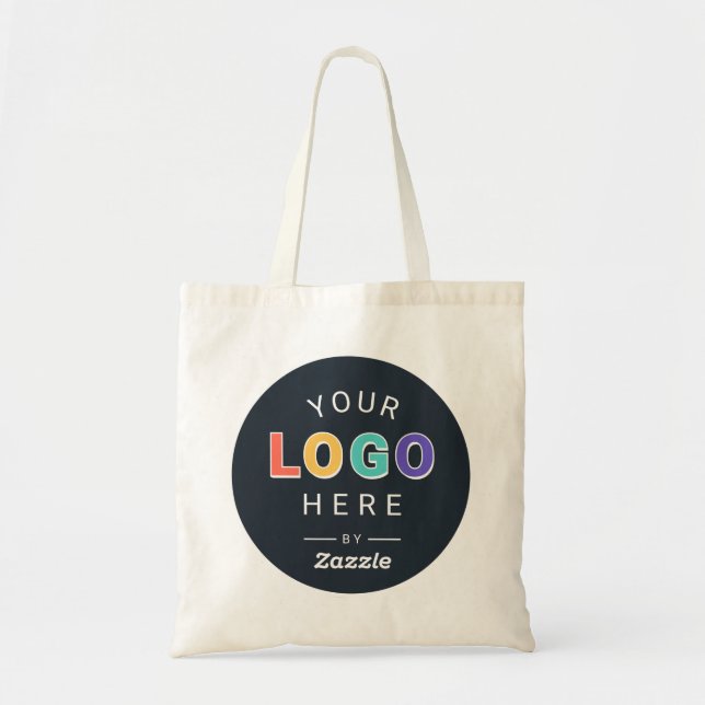 Custom Branded Logo Business Tote Bag (Front)