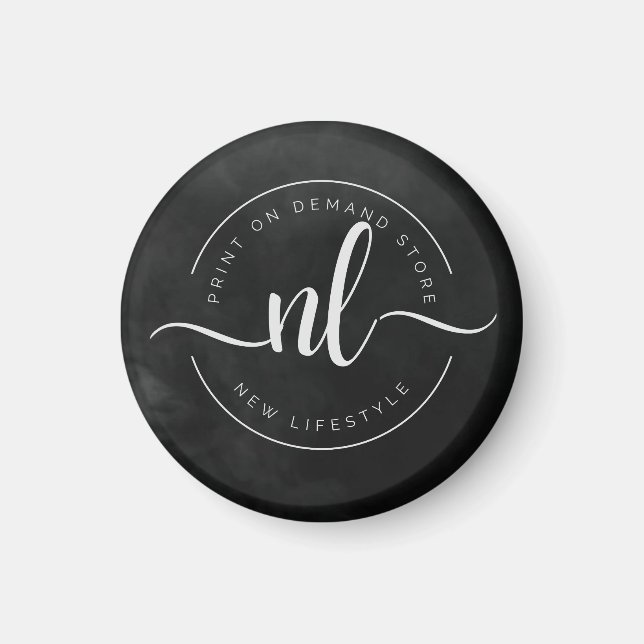 Custom Branded Magnet - Personalized Chic (Front)