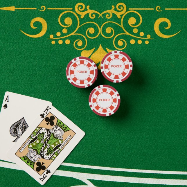 Custom Branded Modern Wedding Drink Cocktail Bar  Poker Chips (Poker Table (Stack))