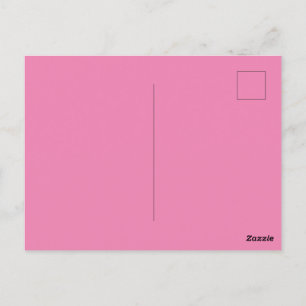 Custom Branded Pink Picture-Perfect Standard  Postcard