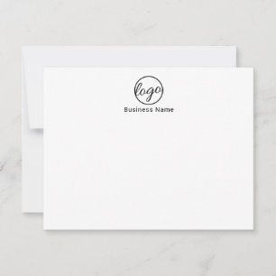 Custom Branded Simple Company Business Logo Card