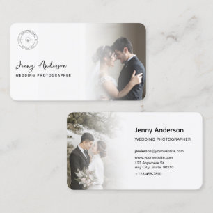 Custom Branded Wedding Photographer Business Card