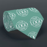 Custom Branding Business Logo Pattern Promotional Tie<br><div class="desc">Make a lasting impression with this custom business tie featuring your company logo in a stylish repeating pattern. Designed for modern professionals, this personalized necktie is perfect for corporate teams, small businesses, events, trade shows, or branded staff uniforms. The clean, minimalist design adds a professional touch while promoting your brand...</div>