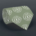 Custom Branding Business Logo Pattern Promotional Tie<br><div class="desc">Make a lasting impression with this custom business tie featuring your company logo in a stylish repeating pattern. Designed for modern professionals, this personalized necktie is perfect for corporate teams, small businesses, events, trade shows, or branded staff uniforms. The clean, minimalist design adds a professional touch while promoting your brand...</div>