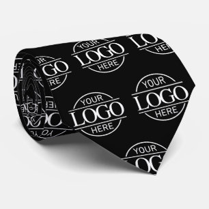 Custom Branding Business Logo Pattern Promotional Tie