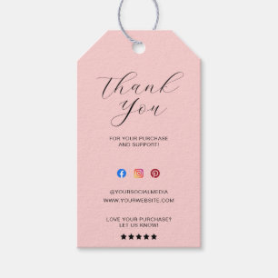Custom Branding & Packaging Thank You Hand Tag