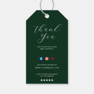 Custom Branding & Packaging Thank You Hand Tag