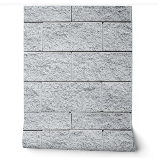 Custom Brick 2" * 12" Textured Vinyl Wallpaper