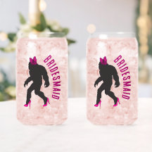 Custom Bridal Party Favour Chic Sassy Sasquatch