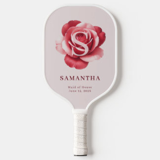Custom Bridal Party Gift Pickleball Name Date Paddle