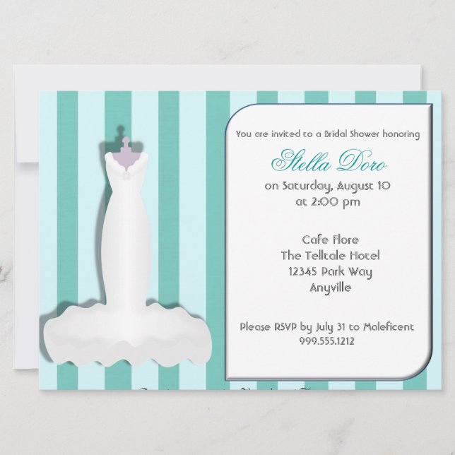 Custom Bridal Shower Invitations (Front)
