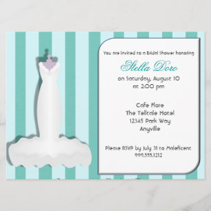 Custom Bridal Shower Invitations