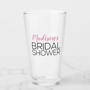 Custom Bridal Shower Personalized Pint Glass