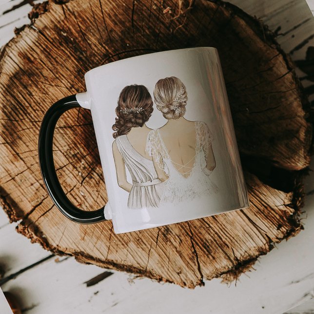 Custom Bridal Wedding Mug | Custom Template Mugs (Creator Uploaded)