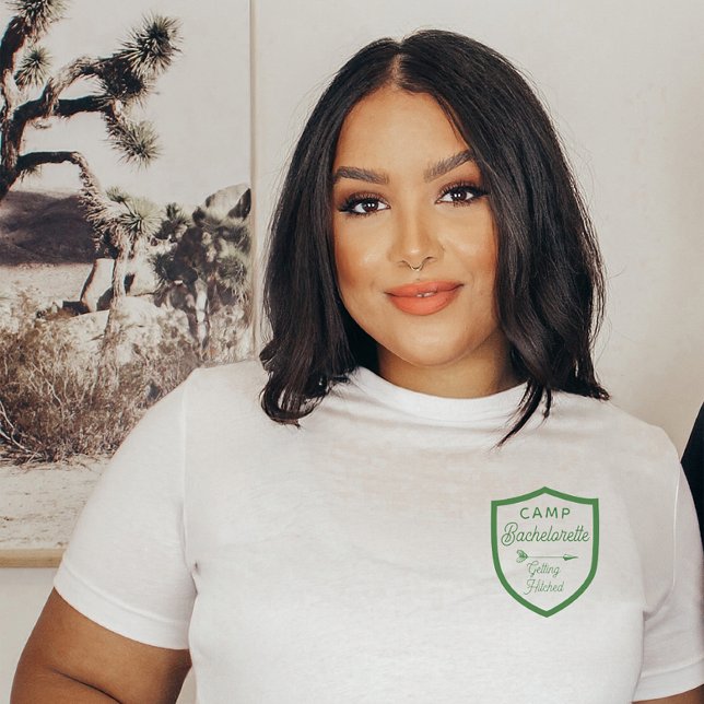 Custom Bride Camp Bachelorette Party  T-Shirt (Creator Uploaded)