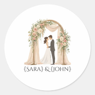 Custom Bride & Groom Labels