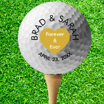 Custom Bride Groom Name Personalized Wedding  Golf Balls<br><div class="desc">Custom Bride Groom Name Personalized Wedding Golf Balls. Choose the brand of golf balls from the options menu. The brands are Wilson Ultra Distance Golf Ball, Callaway Warbird Golf Ball, Bridgestone e6 Golf Ball, Callaway Supersoft, Srixon Soft Feel, Taylor Made TP5 and Titleist 2023 Pro V1. Choose the pack size...</div>