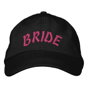 Custom Bride Personalized Embroidered Hat