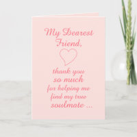 Custom Bridesmaid card