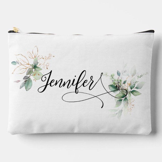Custom Bridesmaid Proposal Gift Wedding Party Gift Accessory Pouch (Front)