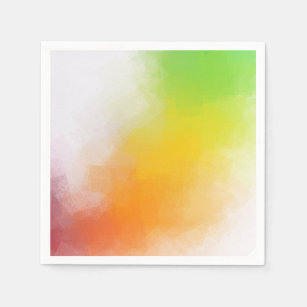 Custom Bright Colours Abstract Art Template Modern Napkin