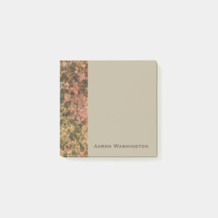 Custom Brown Marble Professio Office Post It Notes