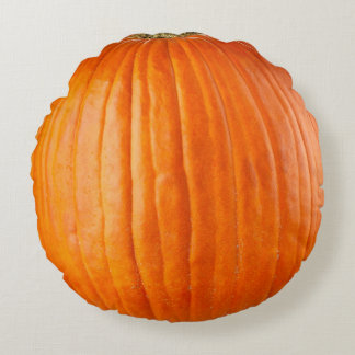 Custom Brushed Polyester Round Throw Pillow (16)"