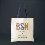 Custom BSN Bachelor of Science in Nursing Tote Bag<br><div class="desc">BSN Bachelor of Science in Nursing Personalized Nursing School Graduation Gifts!</div>
