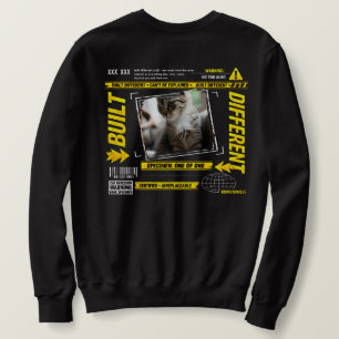 Custom Built Different Cat Lover Gift Sweatshirt