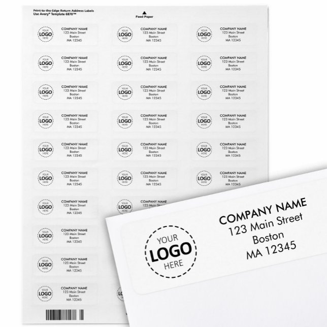 Custom Buisness Logo & Return Address (Creator Uploaded)