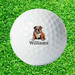  Custom Bulldog   Golf Balls