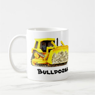 Custom Bulldozer Construction Coffee Mug