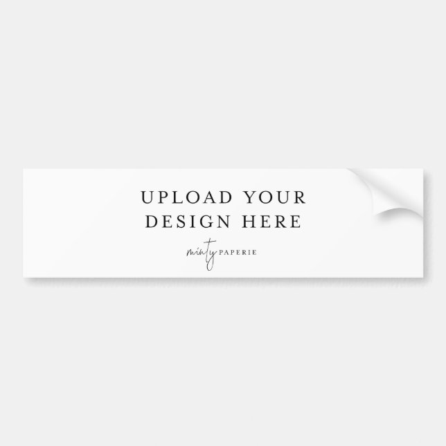 Custom Bumper Sticker (Front)